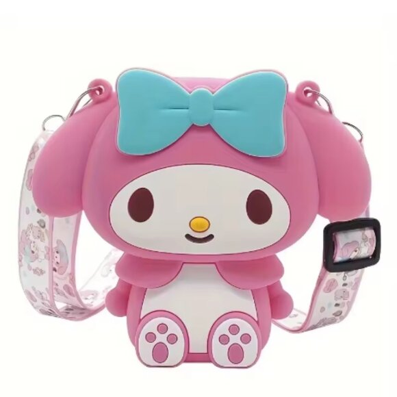 My Melody Silicone Messenger Bag with Fussy Id badge - Picture 1 of 14